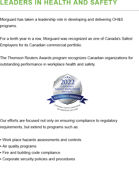 Leaders in Health and Safety